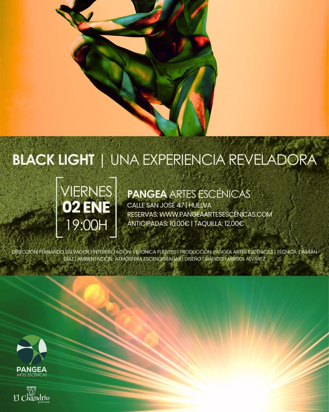 26 01 02 Pangea Huelva BLACK LIGHT Pase 01 BLACK LIGHT. UNA EXPERIENCIA REVELADORA - Imagen 1