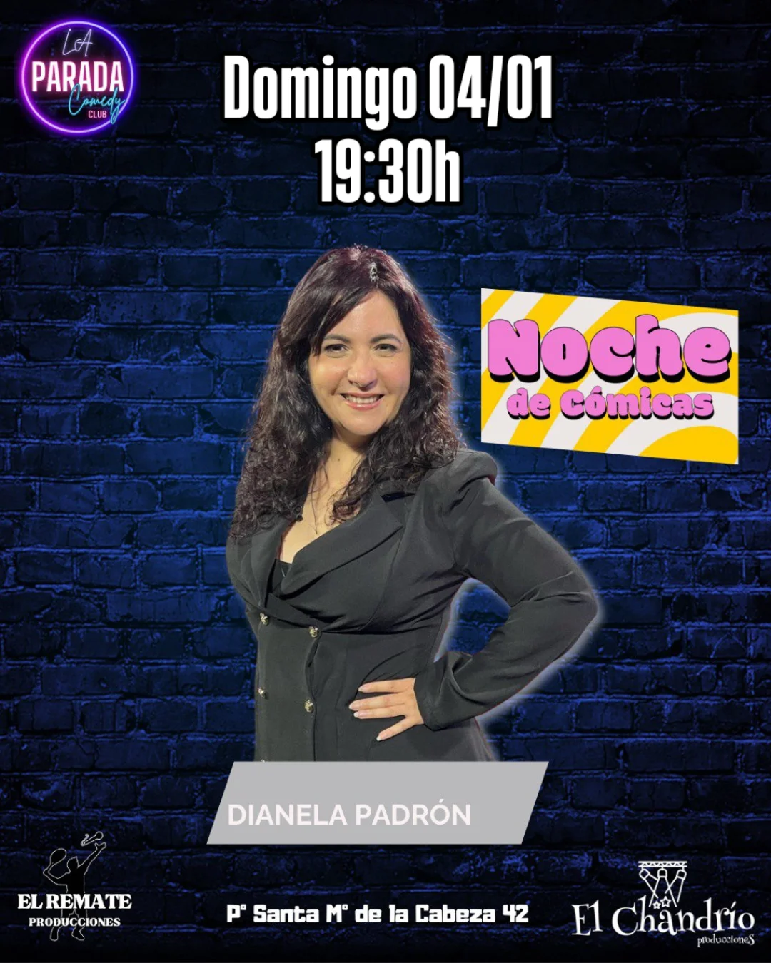 26 01 04 El Remate La Parada Comedy A NOCHE DE CÓMICAS - DANIELA PADRÓN - Imagen 1