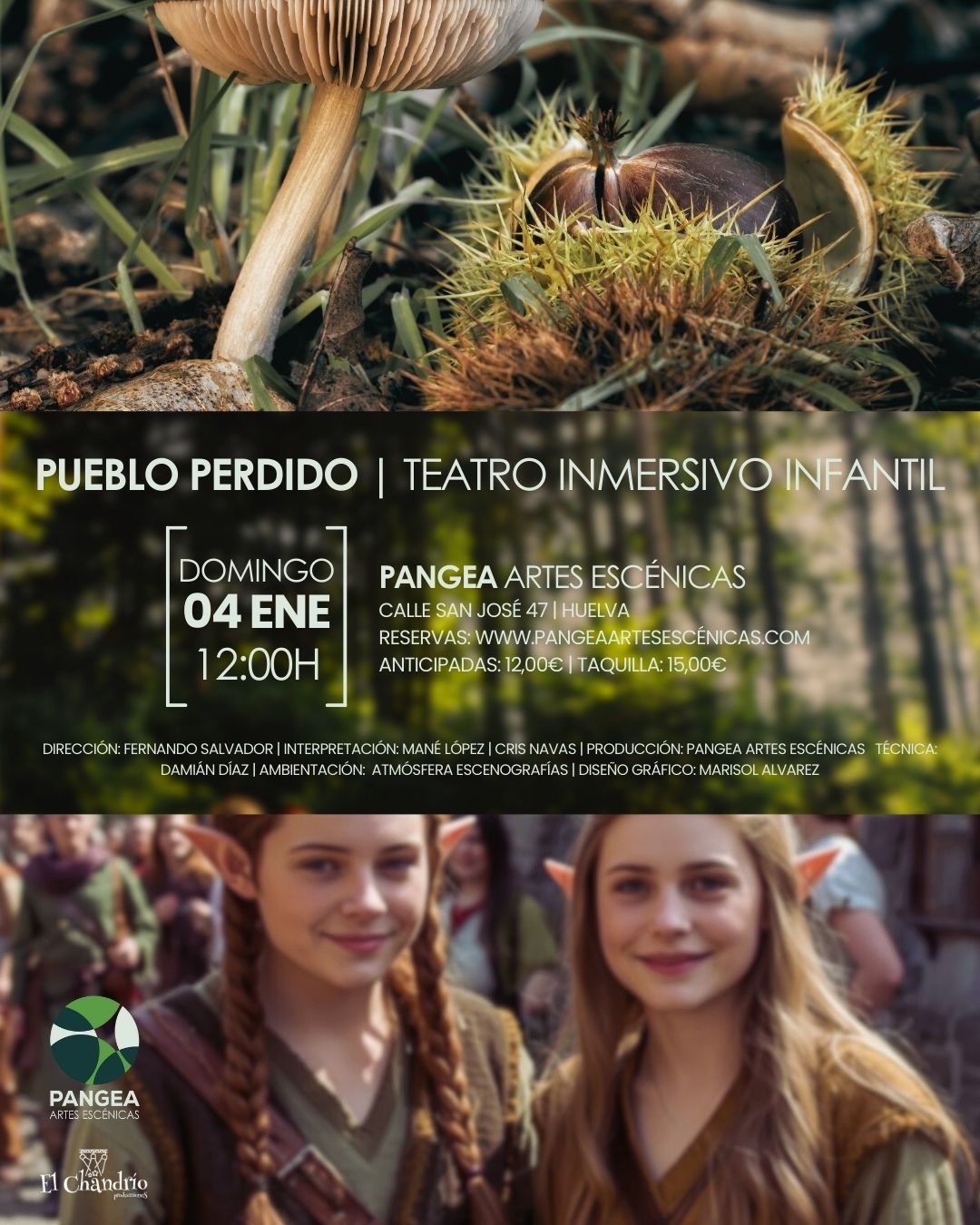 26 01 04 Pangea Huelva A Pueblo Perdido PUEBLO PERDIDO. TEATRO INMERSIVO INFANTIL - Imagen 1