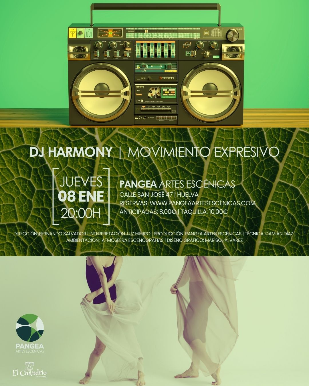 26 01 08 Pangea Huelva Mov Expresivo DJ HARMONY. MOVIMIENTO EXPRESIVO - Imagen 1