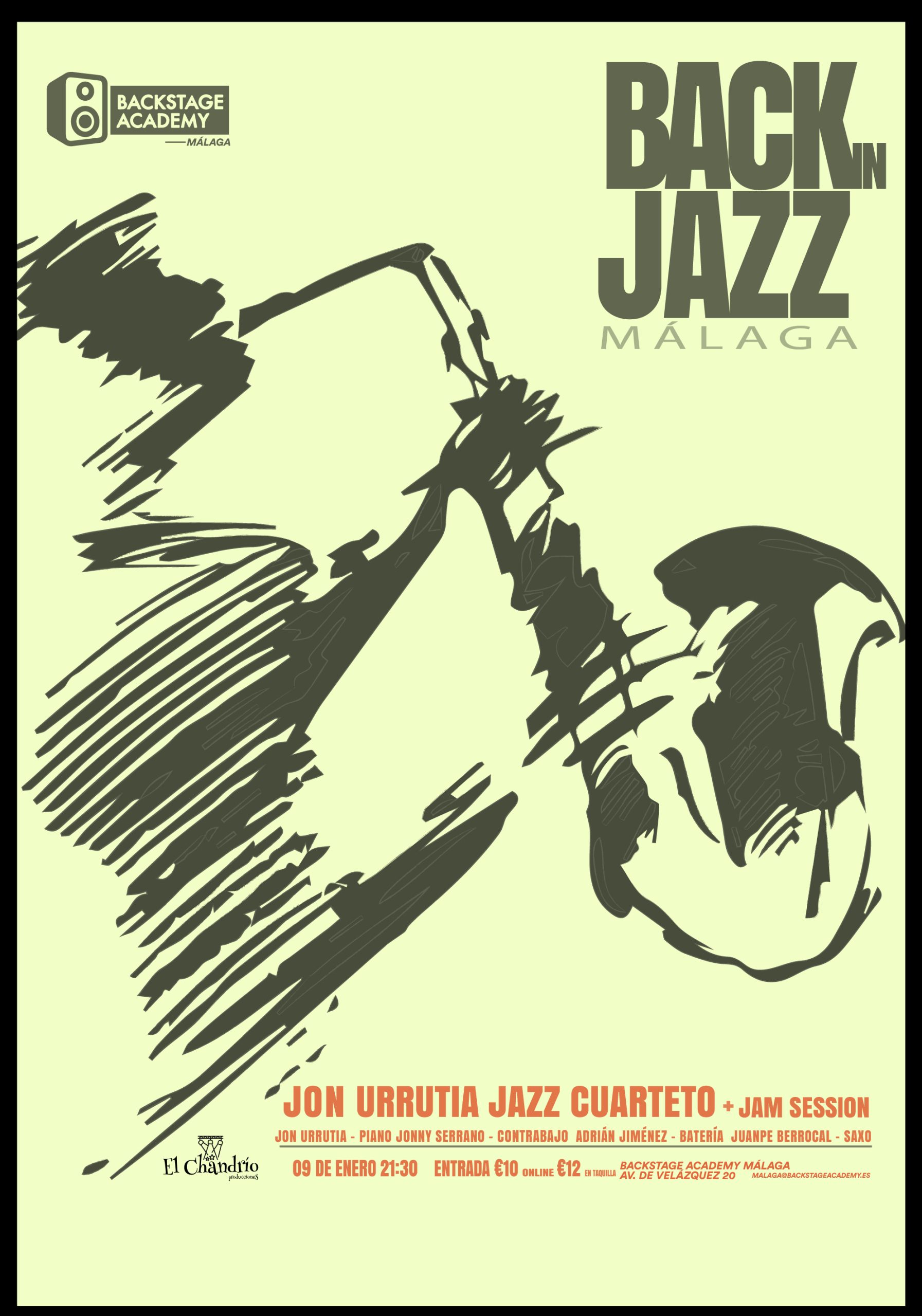 LOCANDINE DUE 70x100 BACK IN JAZZ - Imagen 1