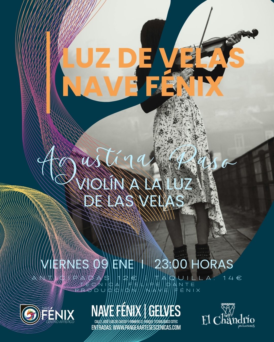 26 01 09 Fénix Violín VIOLÍN A LA LUZ DE LAS VELAS - Imagen 1