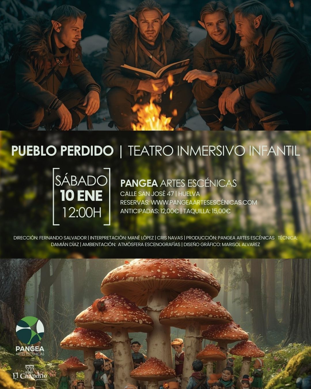 26 01 10 Pangea Huelva M Pueblo Perdido PUEBLO PERDIDO. TEATRO INMERSIVO INFANTIL - Imagen 1