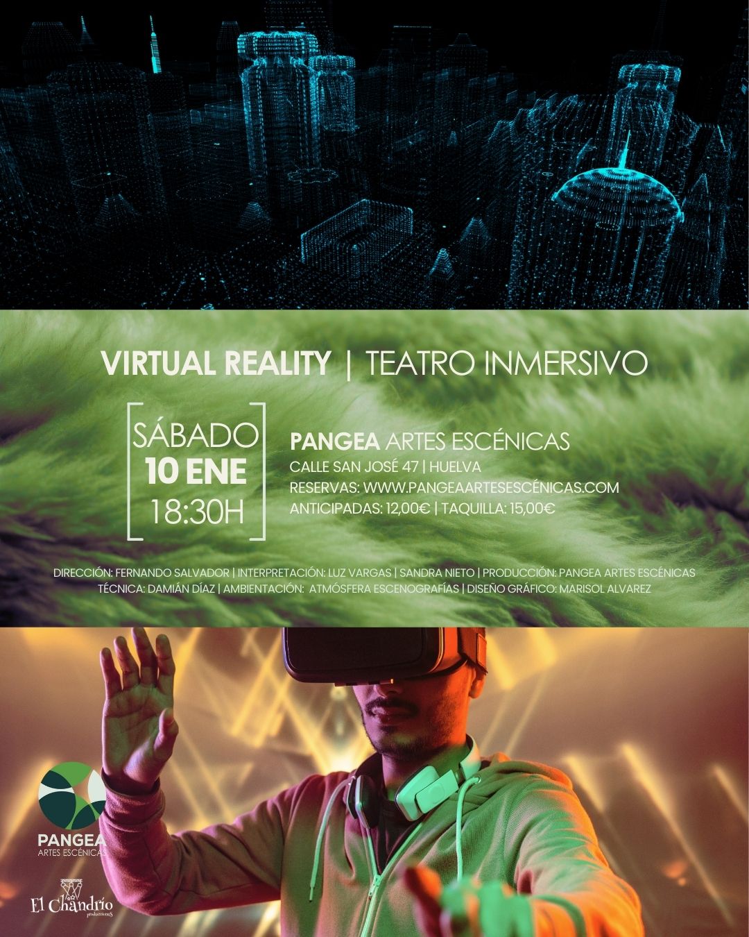 26 01 10 Pangea Huelva Virtual Reality Pase 2 VIRTUAL REALITY. TEATRO INMERSIVO - Imagen 1