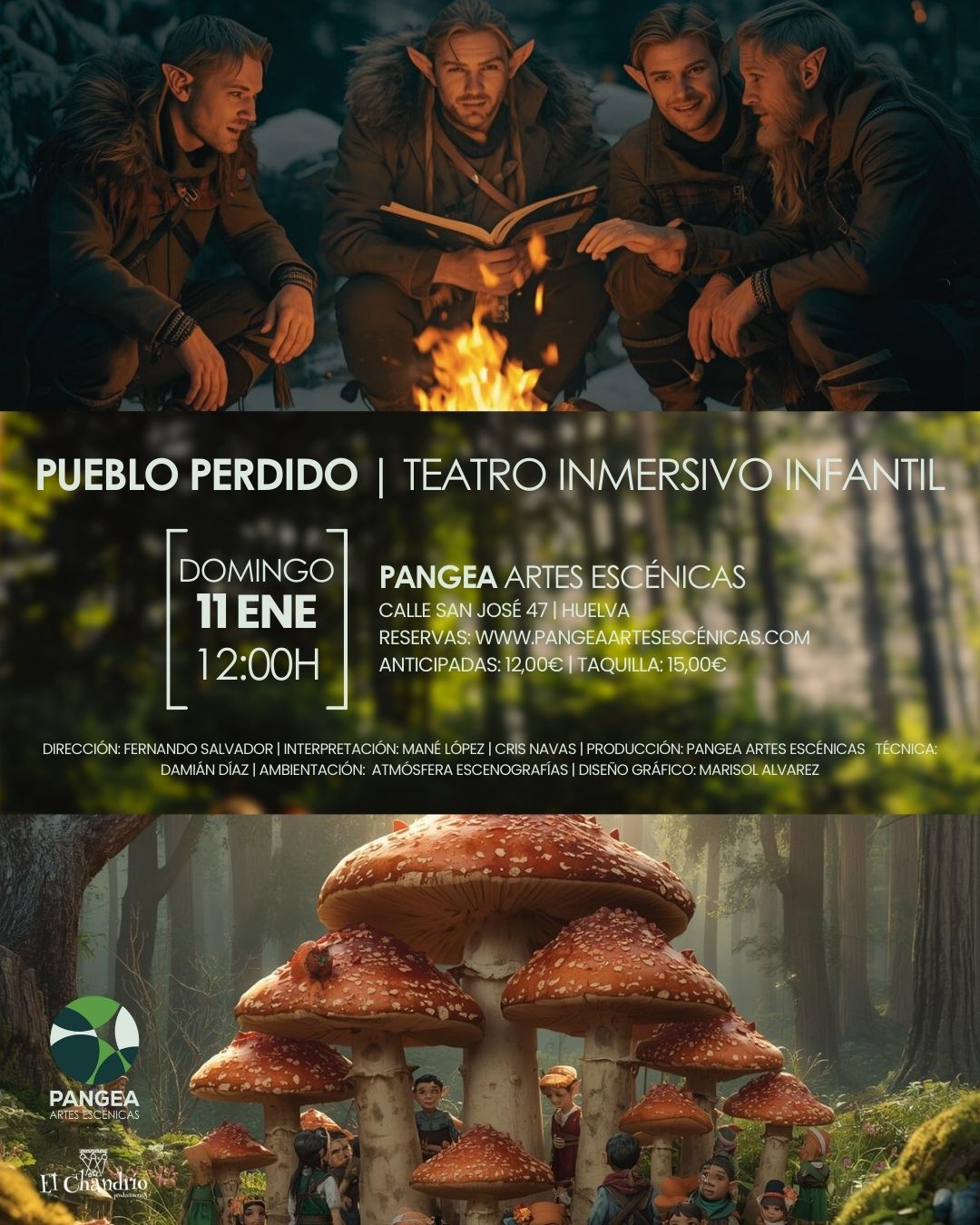 26 01 11 Pangea Huelva A Pueblo Perdido PUEBLO PERDIDO. TEATRO INMERSIVO INFANTIL - Imagen 1