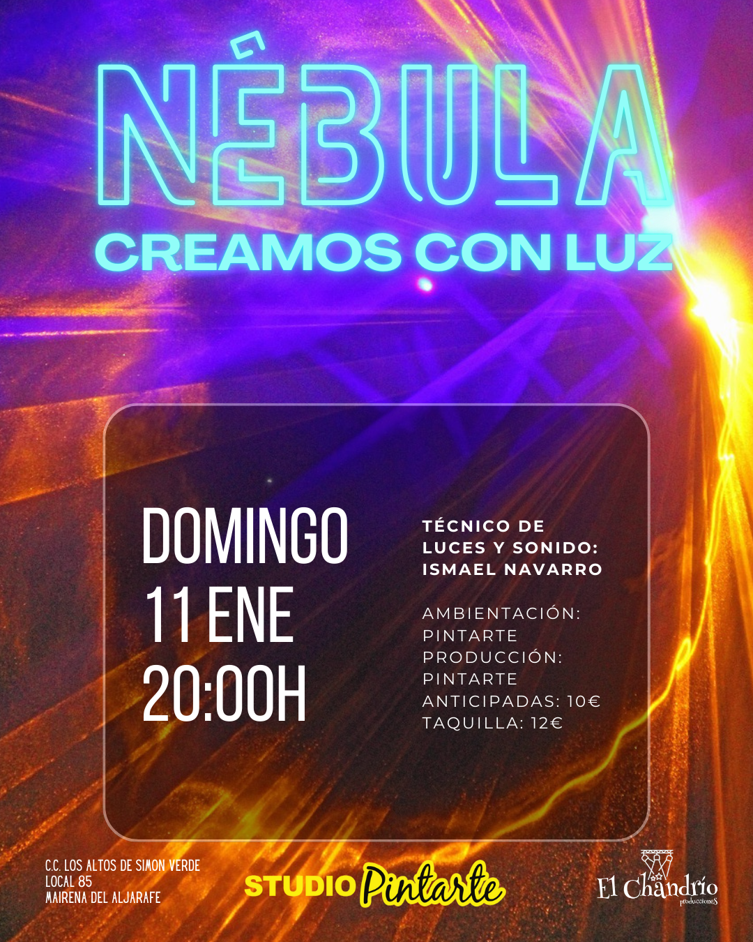 26 01 11 Pintarte z Nébula Pase 2 NÉBULA. CREAMOS CON LUZ - Imagen 1