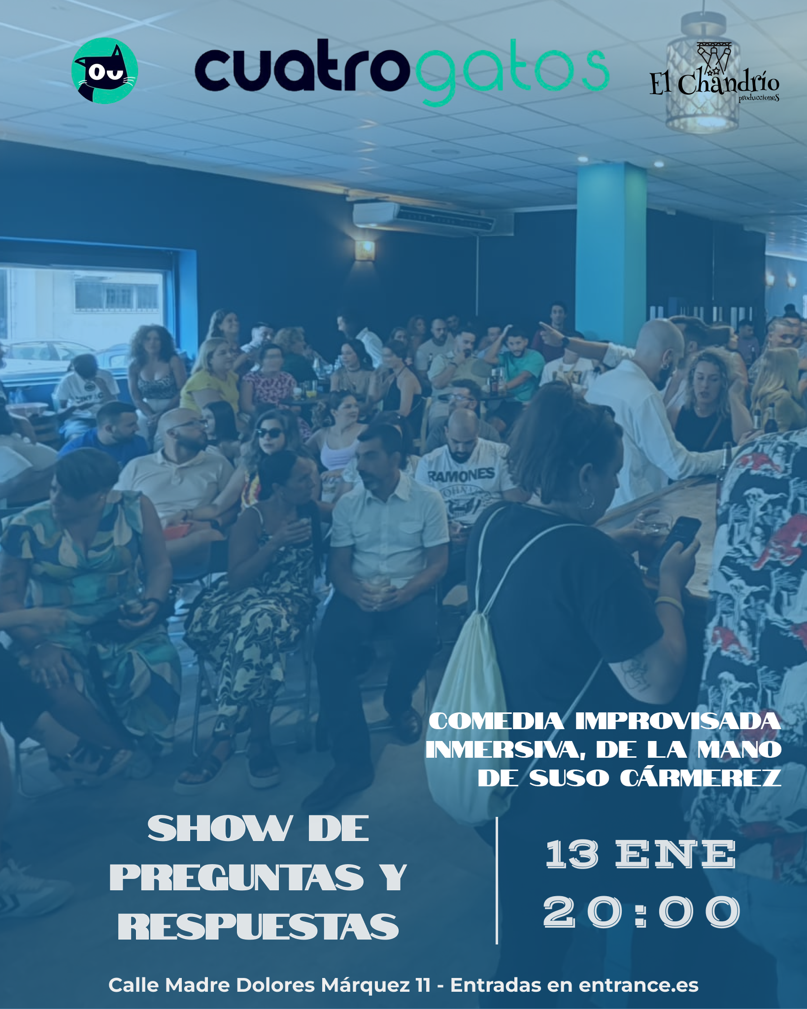 26 01 13 Cuatro Gatos Trivialaso SHOW DE PREGUNTAS Y RESPUESTAS - Imagen 1