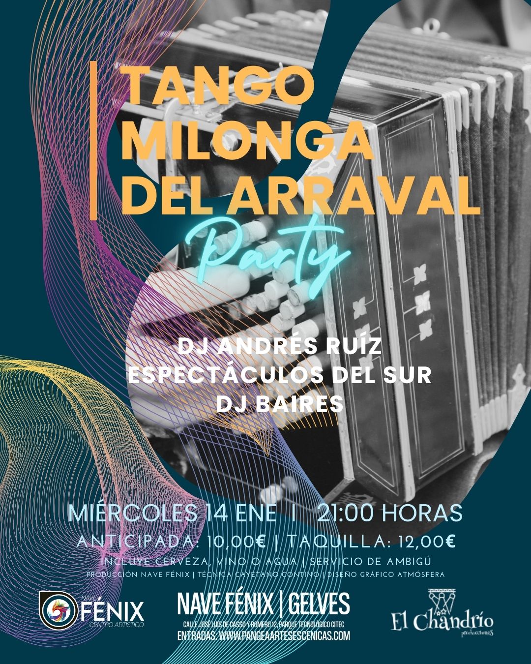 26 01 14 Fénix A Milonga TANGO MILONGA DEL ARRAVAL - PARTY - Imagen 1