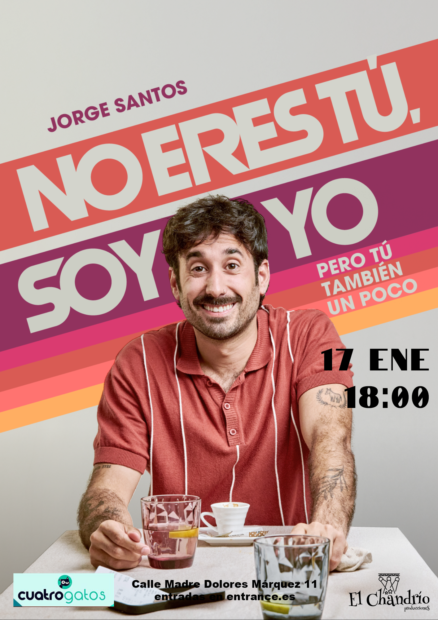 26 01 17 Cuatro Gatos Soho NO ERES TÚ, SOY YO - Imagen 1