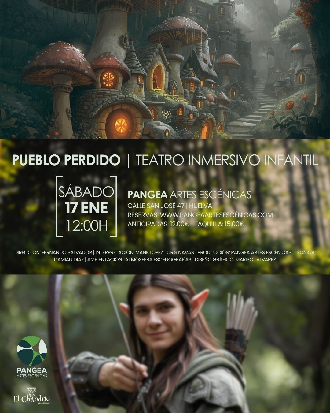 26 01 17 Pangea Huelva M Pueblo Perdido PUEBLO PERDIDO. TEATRO INMERSIVO INFANTIL - Imagen 1