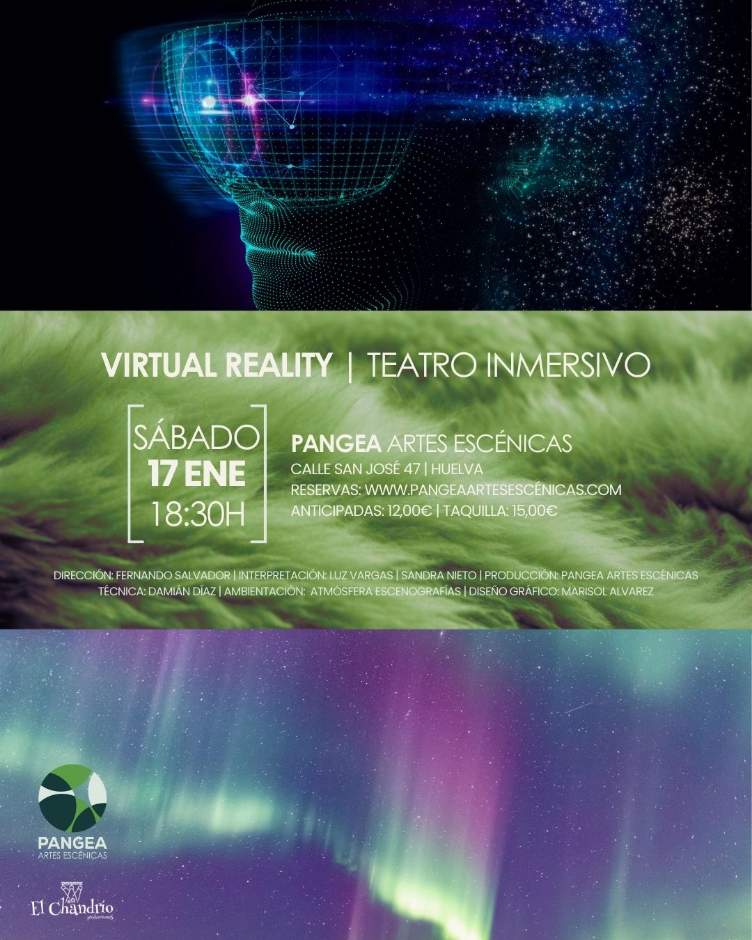26 01 17 Pangea Huelva Virtual Reality Pase 2 VIRTUAL REALITY. TEATRO INMERSIVO - Imagen 1