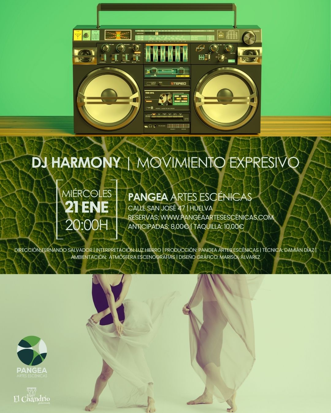 26 01 21 Pangea Huelva Mov Expresivo DJ HARMONY. MOVIMIENTO EXPRESIVO - Imagen 1