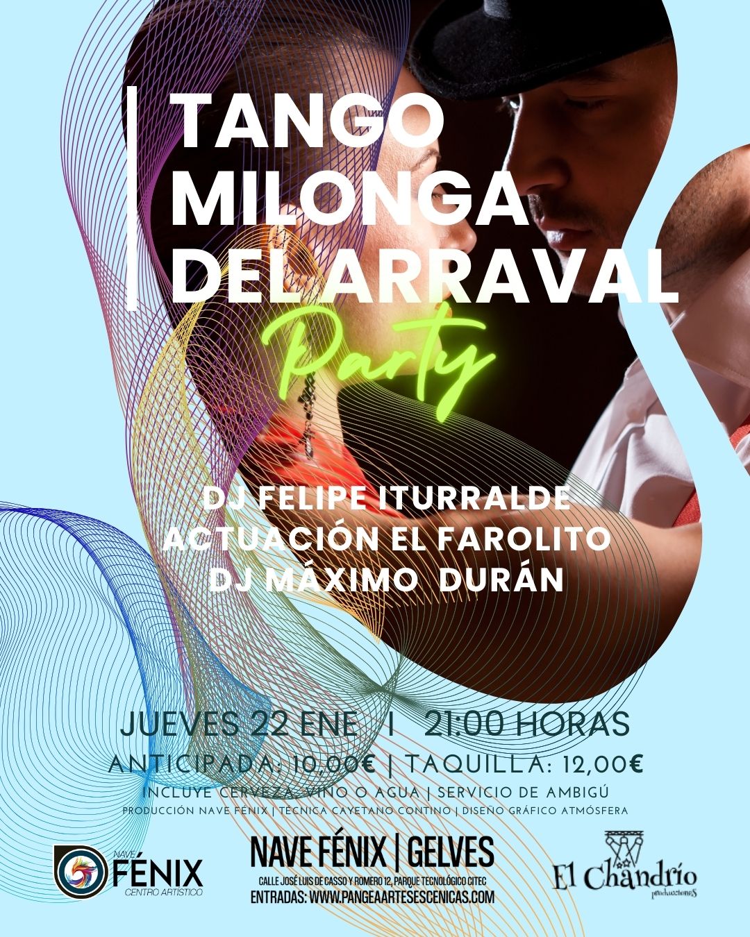 26 01 22 Fénix A Milonga TANGO MILONGA DEL ARRAVAL - PARTY - Imagen 1