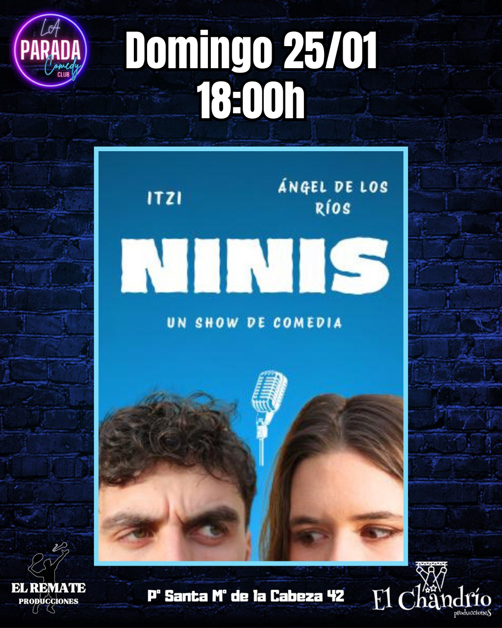 26 01 25 El Remate La Parada Comedy A NINIS - Imagen 1