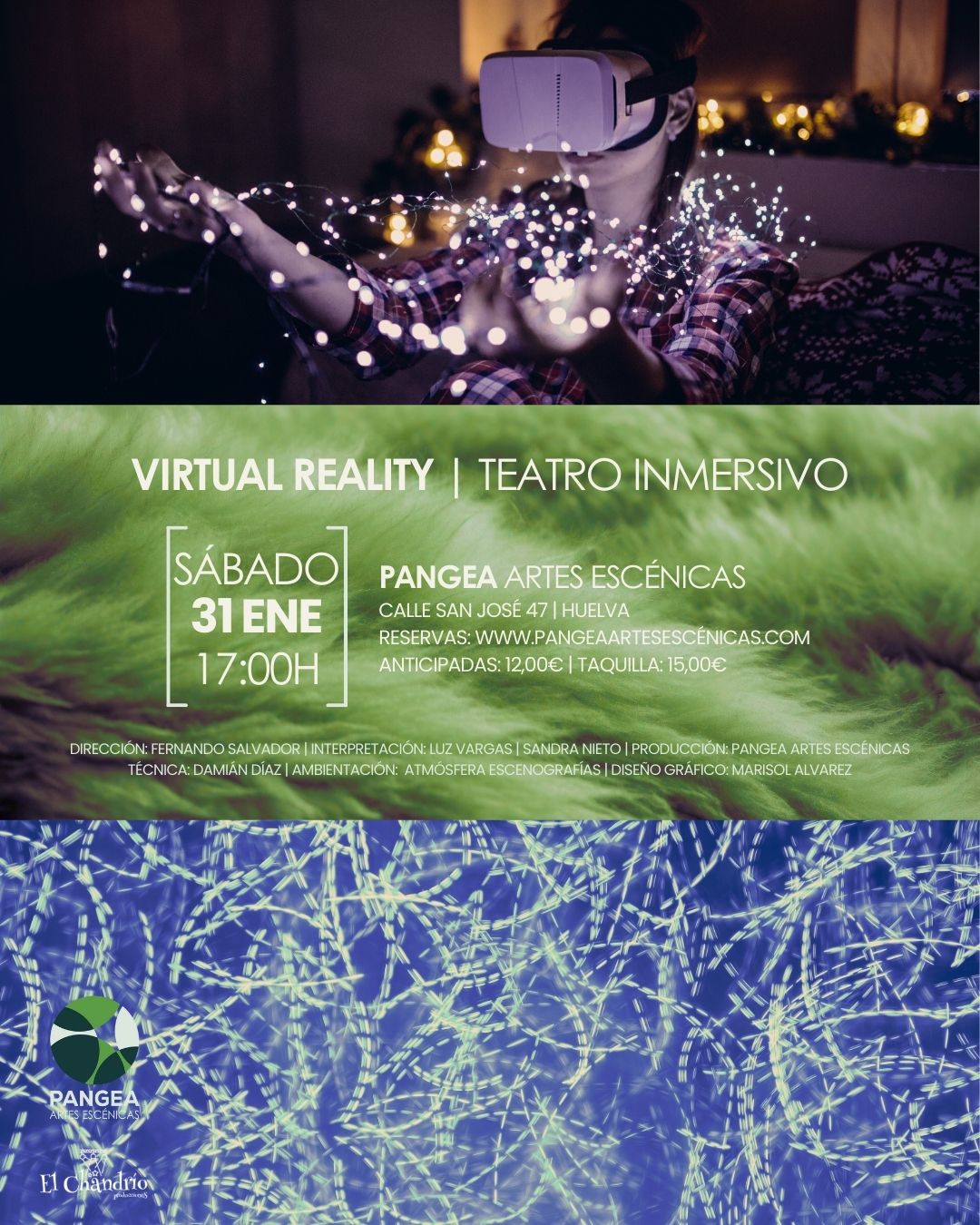 26 01 31 Pangea Huelva Virtual Reality Pase 1 VIRTUAL REALITY. TEATRO INMERSIVO - Imagen 1