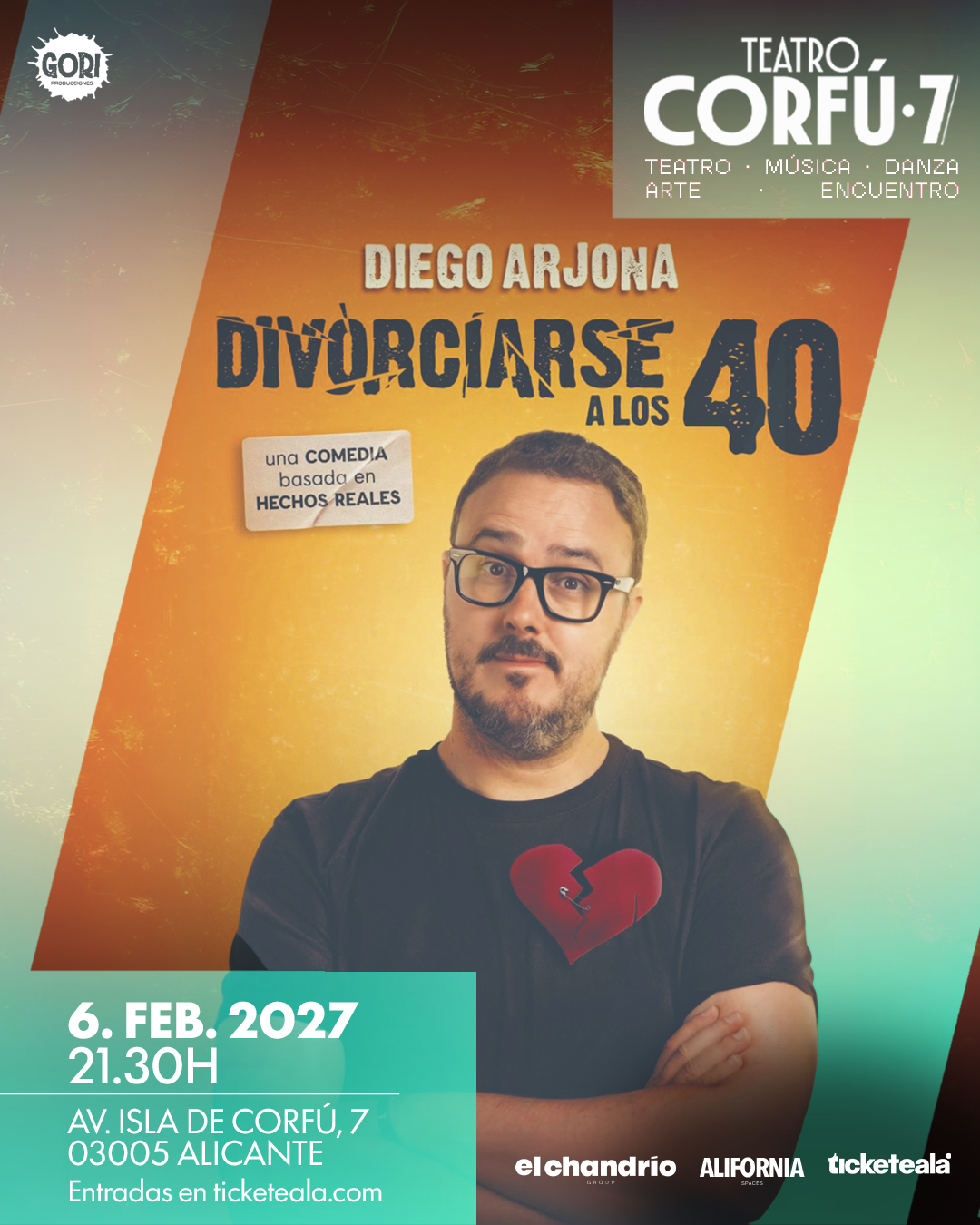 Diego Arjona · Divorciarse a los 40